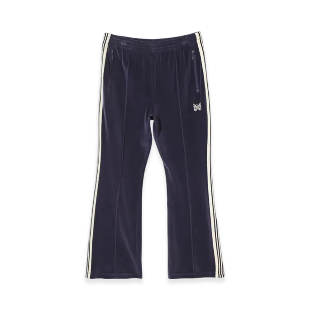 NEEDLES Boot-Cut Track Pant - C/PE Velour "Purple"