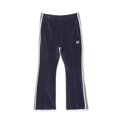 NEEDLES Boot-Cut Track Pant - C/PE Velour "Purple"