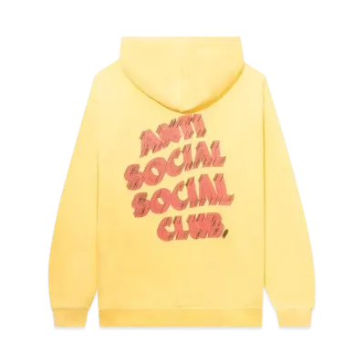 ANTI SOCIAL SOCIAL CLUB SS22 How Deep Hoodie "Yellow"