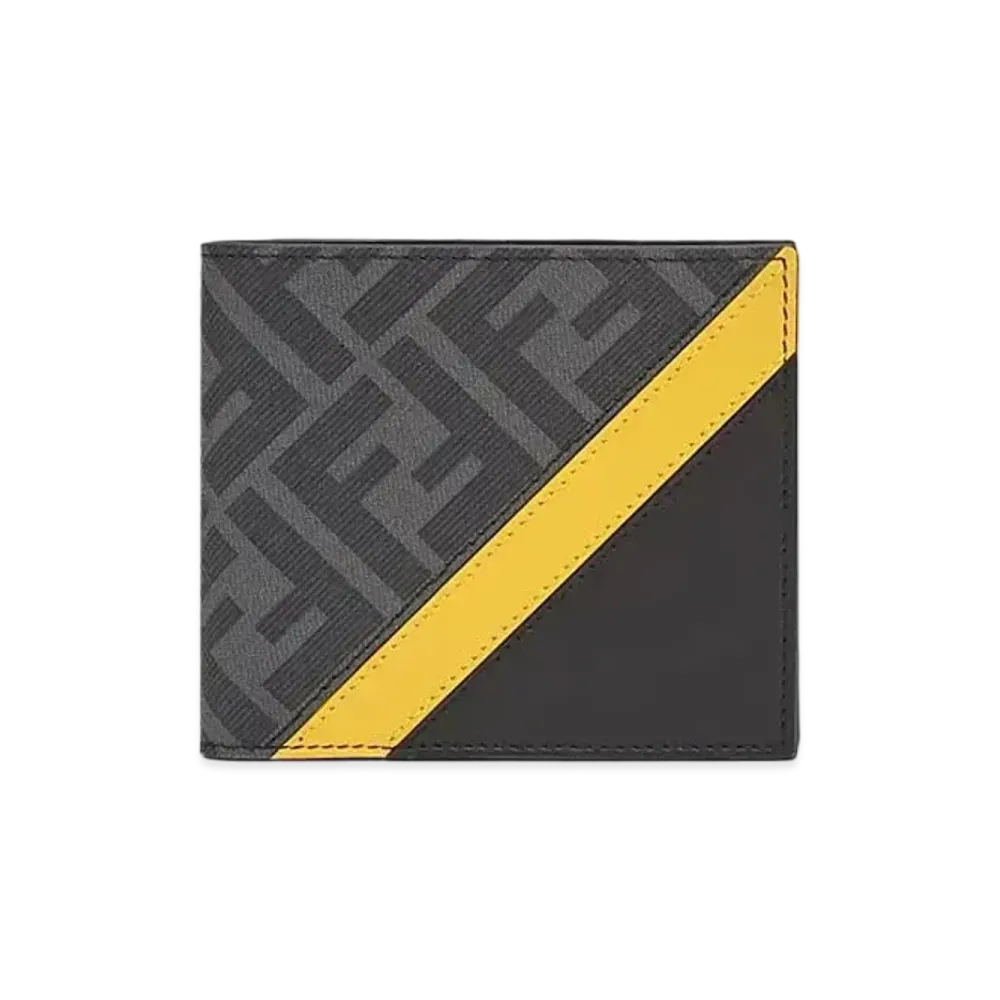 FENDI Two-Fold Wallet Fabric Two Fold Wallet "Gray"