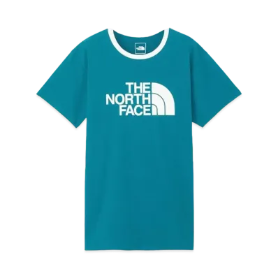 The North Face Short Sleeve Ringer Tee "Blue Moss"