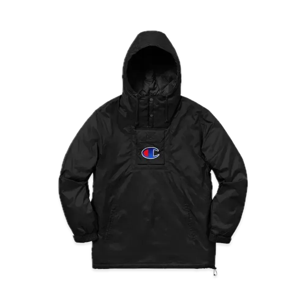 Supreme x Champion Pullover Parka "Black"