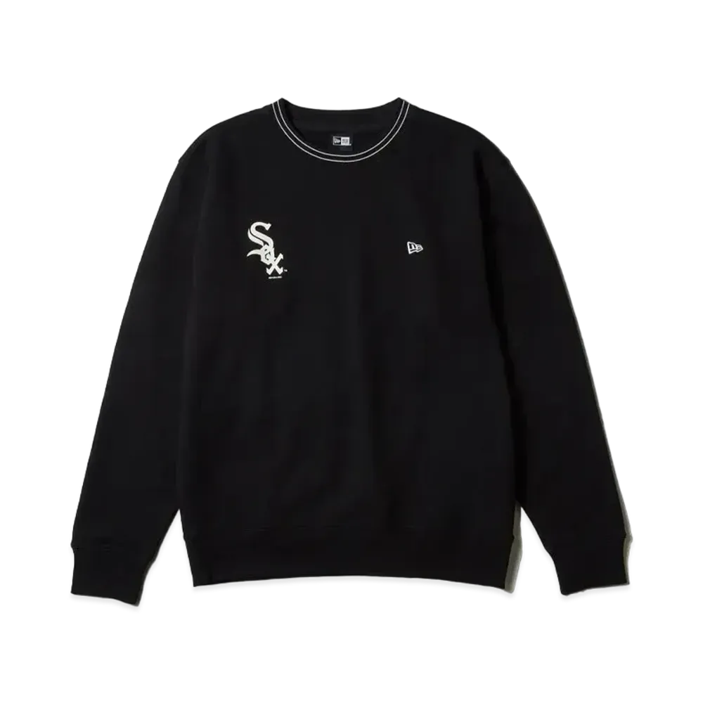 NEW ERA MLB Apparel Fleece Sweat Crewneck Chicago White Sox "Black"