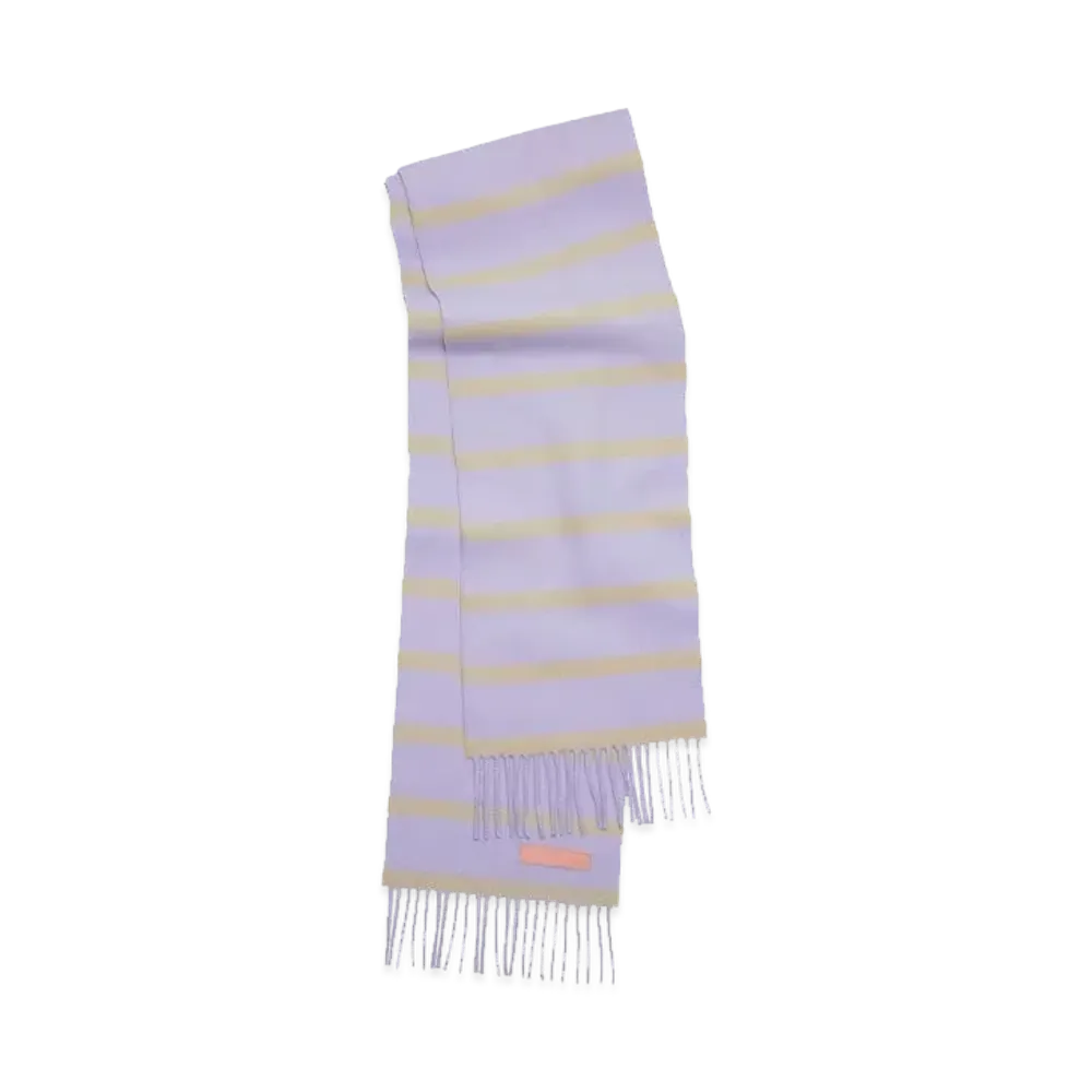Acne Studios Wool Scarf "Lilac/Yellow"