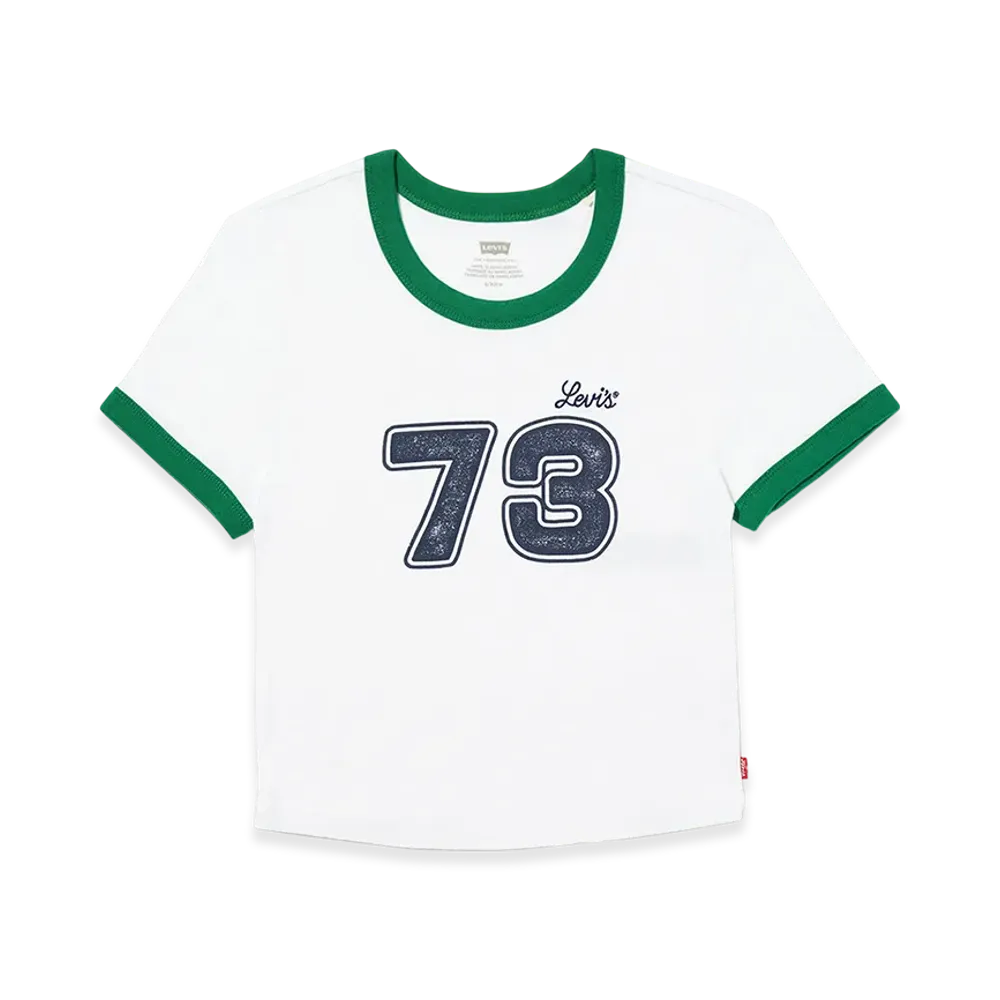 Levi's Graphic Mini Ringer T-Shirt "White"