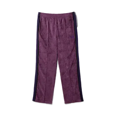 Needles x Sasquatchfabrix. Track Pant Cubism Love & Peace "Bordeaux"