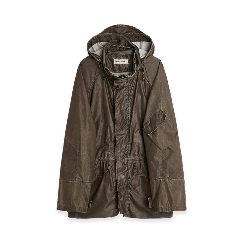 OUR LEGACY Horizon Jacket "Brown Wash Out Nylon"