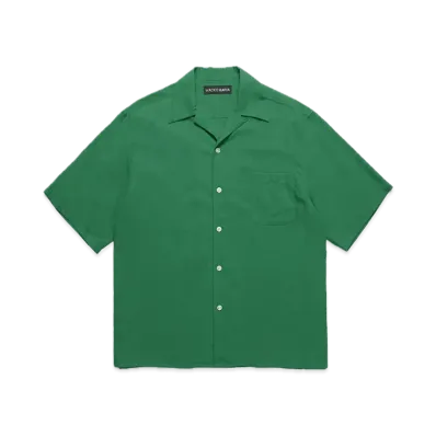 WACKO MARIA 50's Open Collar Shirt "Green"
