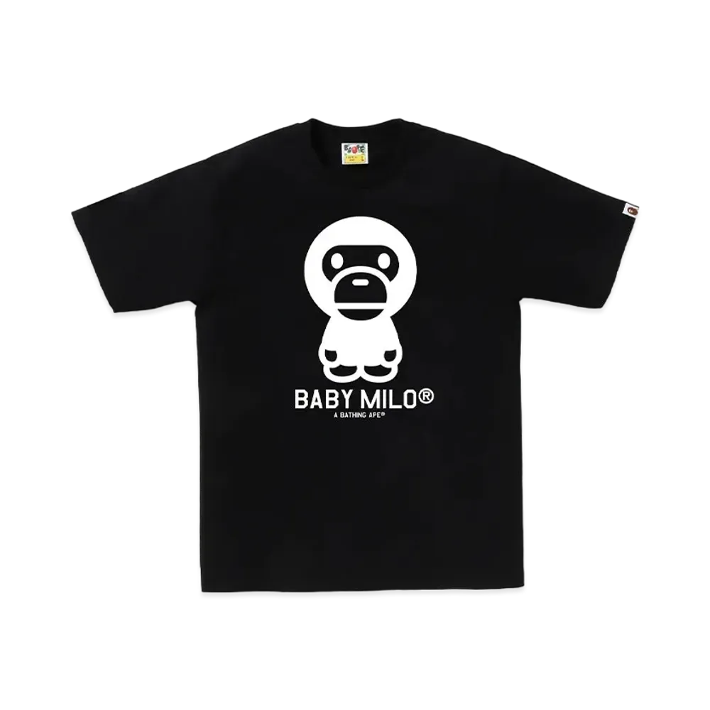 A BATHING APE Bapec Online ExclusiveBicolor Baby Milo Tee "Black"