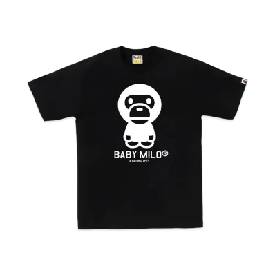 A BATHING APE Bapec Online ExclusiveBicolor Baby Milo Tee "Black"