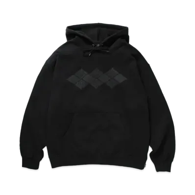 APHRODITEGANG Gakkin x Budspool Kamon Hooded Sweat Shirt "Black"