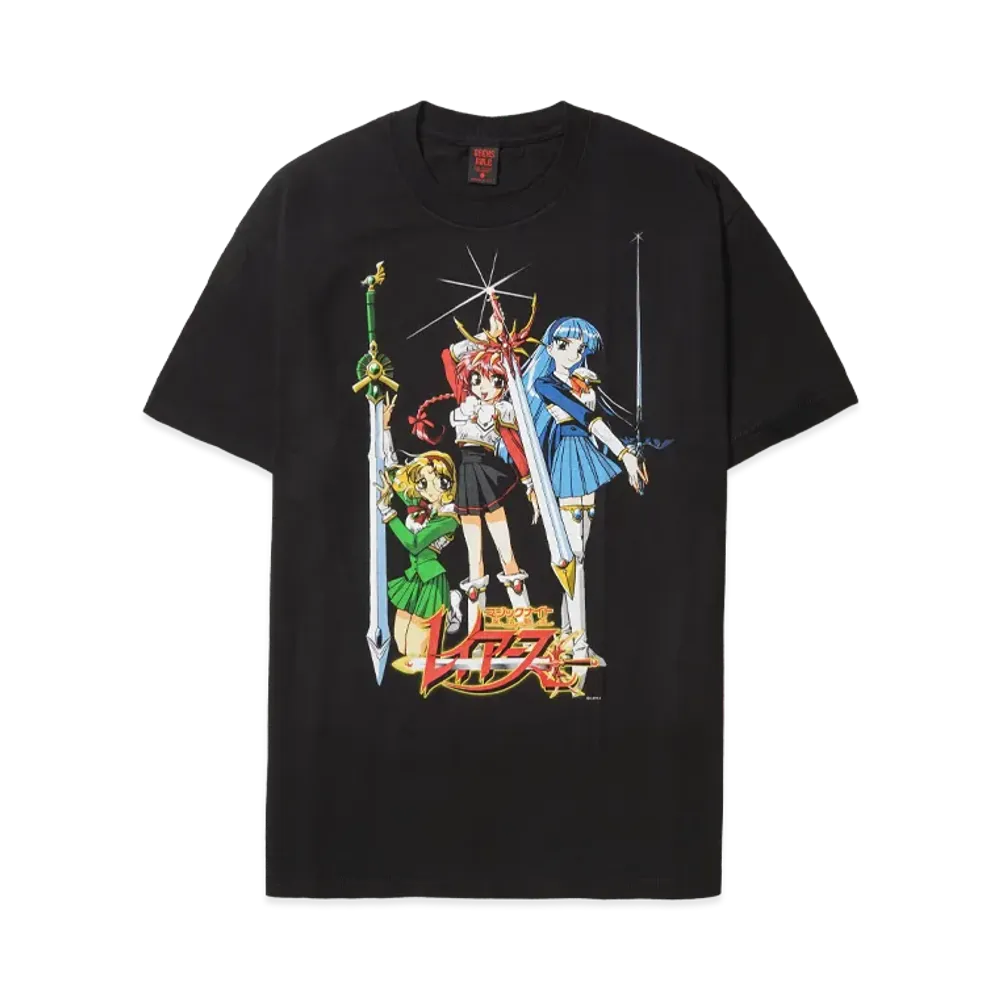 Geeks Rule x Magic Knight Rayearth 15 Silkscreen Printing T Shirt "Black"