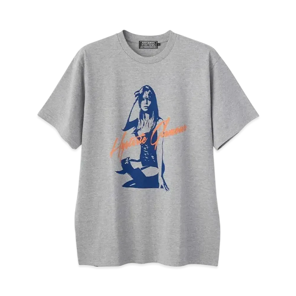 HYSTERIC GLAMOUR Love It T-Shirt "Top Gray"