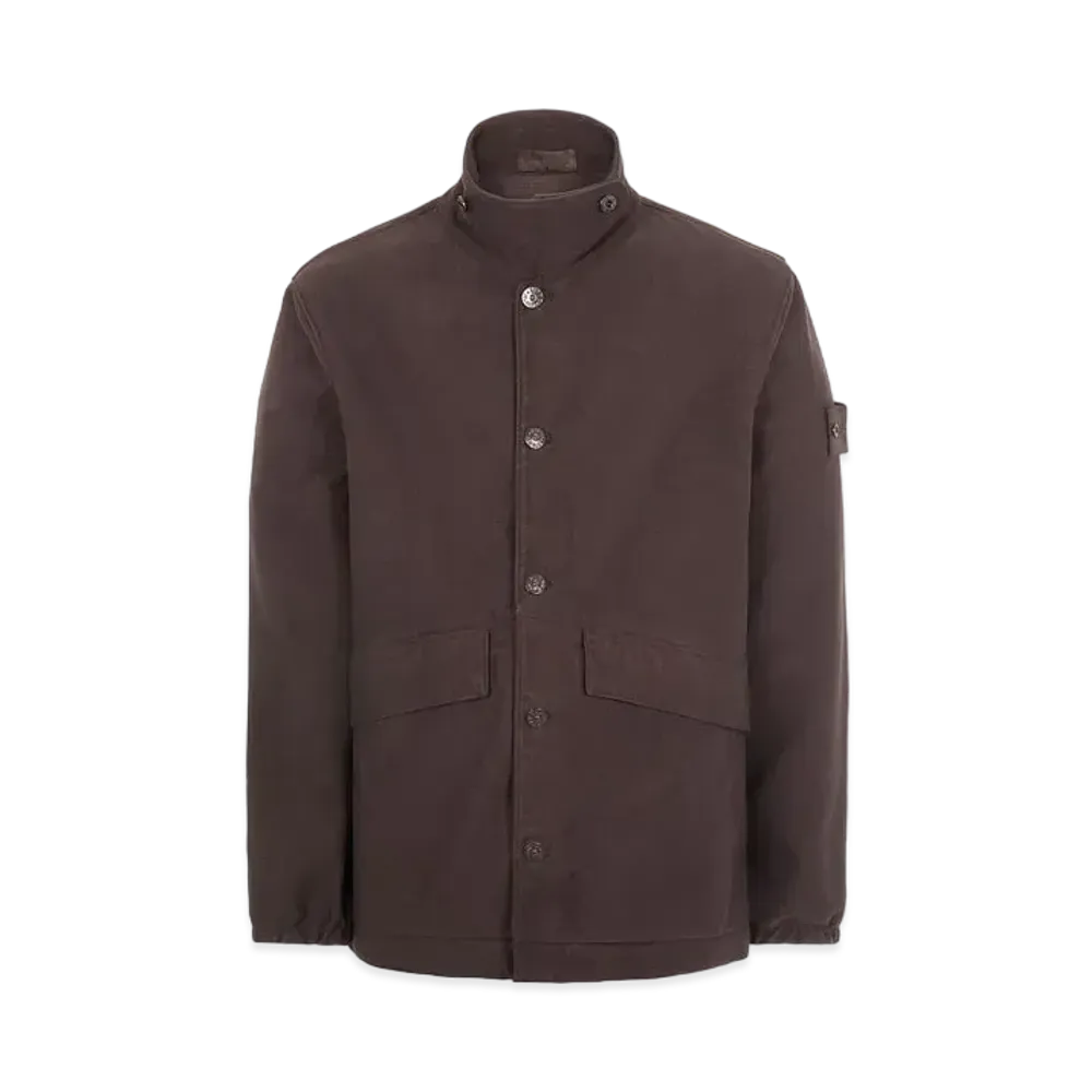 Stone Island A02F3 COTTON MOLESKIN-TC_GHOST PIECE "Dark Brown"
