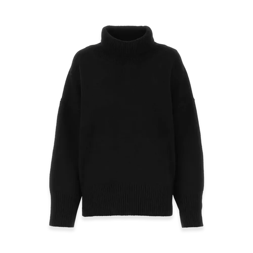 Chloe Women's Cashmere Oversize Sweater "Black"