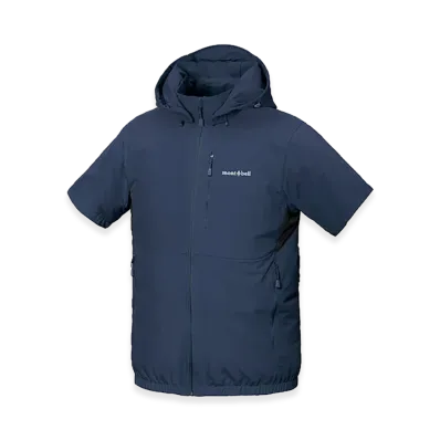 mont-bell Fan-Blow Short Sleeve Parka "Navy"