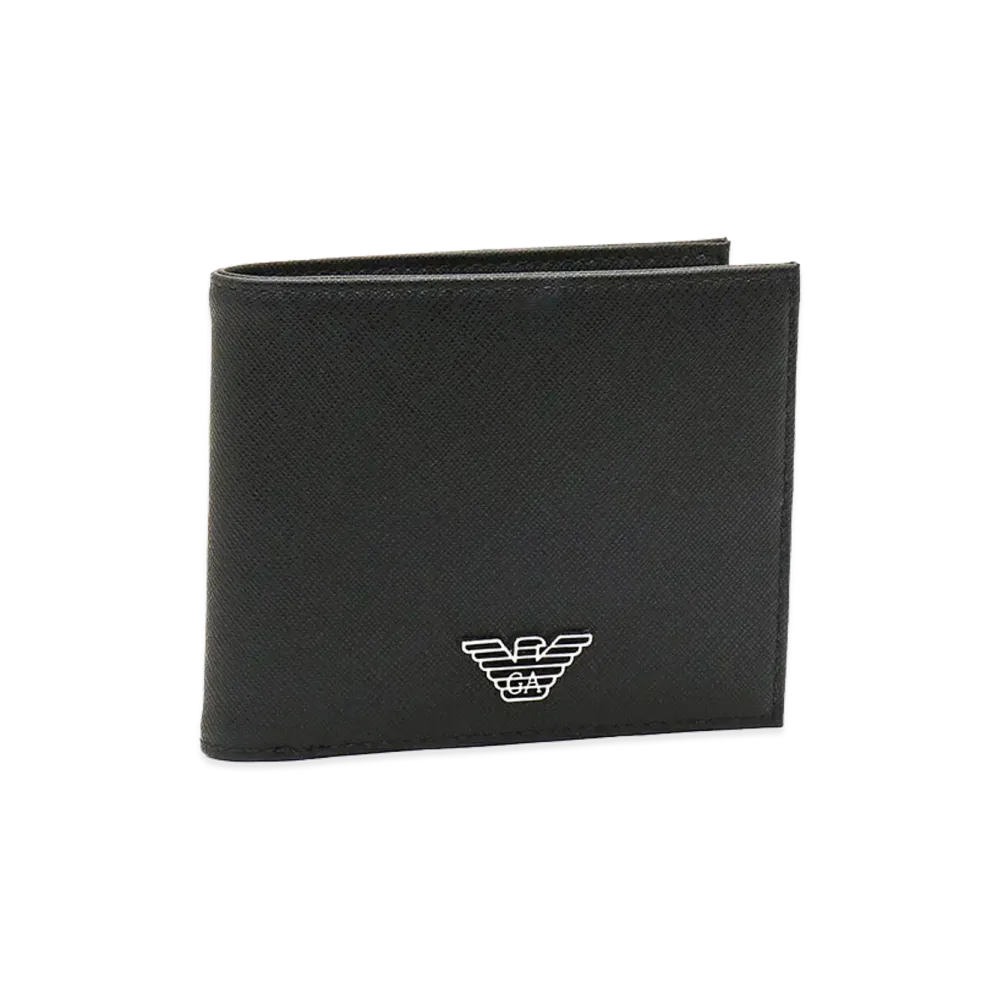 EMPORIO ARMANI Bi-Fold Wallet "Black"