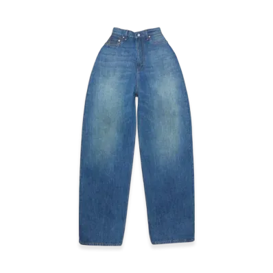 Acne Studios Denim bonded trousers "Mid blue"