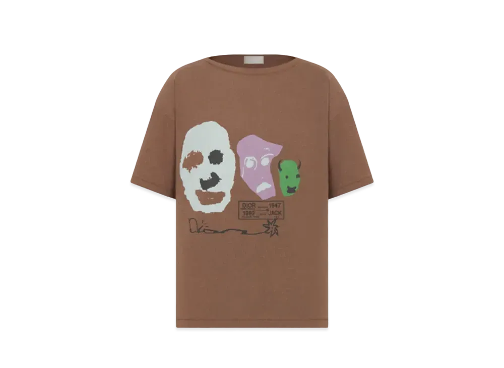 Dior x Cactus Jack Oversize T -Shirt "Coffee Brown"