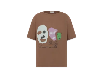 Dior x Cactus Jack Oversize T -Shirt "Coffee Brown"