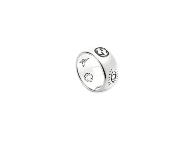 GUCCI Blind For Love Ring In Silver