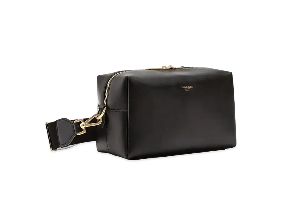 Dolce&Gabbana Mon-Reale Bag Calfskin Brand Logo "Black"