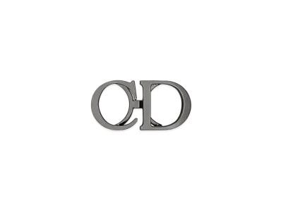 Dior CD Belt Buckle Brass 35MM "Ruthenium"
