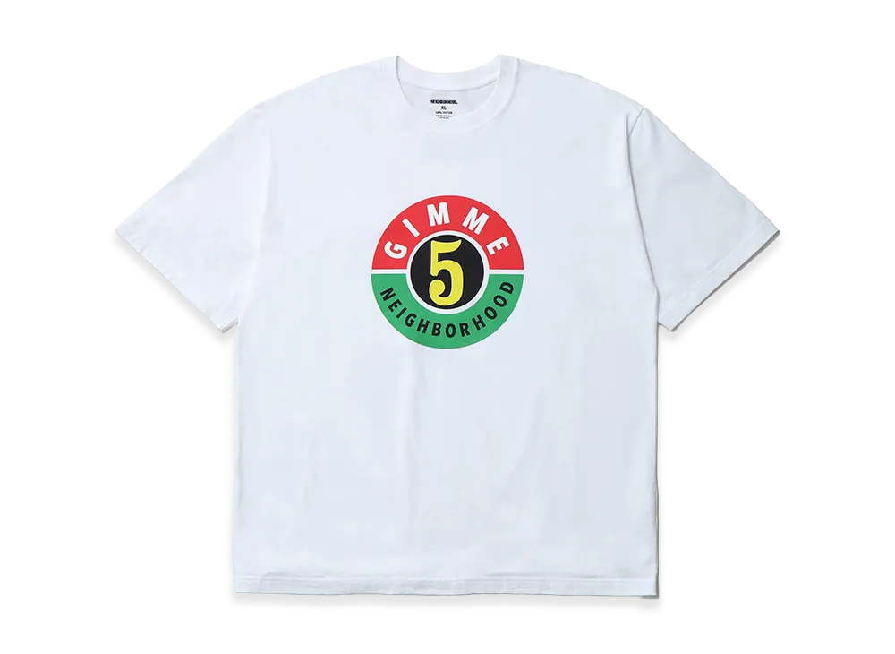 NEIGHBORHOOD x Gimme Five . Tee SS-3 "White"