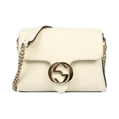 GUCCI Interlocking G Shoulder Bag "Ivory"