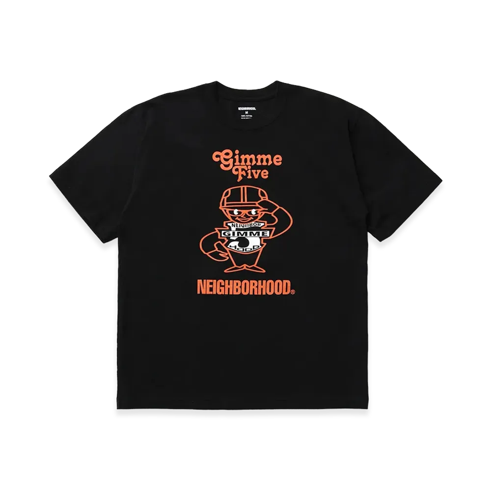 NEIGHBORHOOD x Gimme Five . Tee SS-1 "Black"