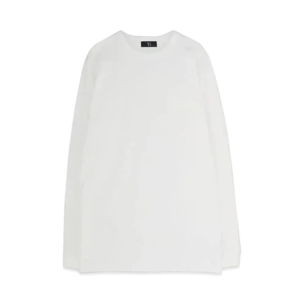 Yohji Yamamoto Y's 5.6OZ SKULL LONG TEE "White"