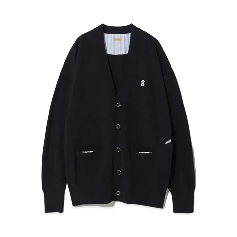 UNDERCOVER The Shepherd Cashmere Knit Cardigan "Navy"