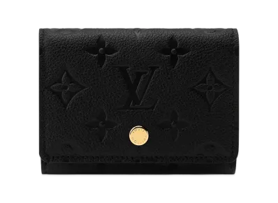 Louis Vuitton Envelope Business Card Holder "Black"