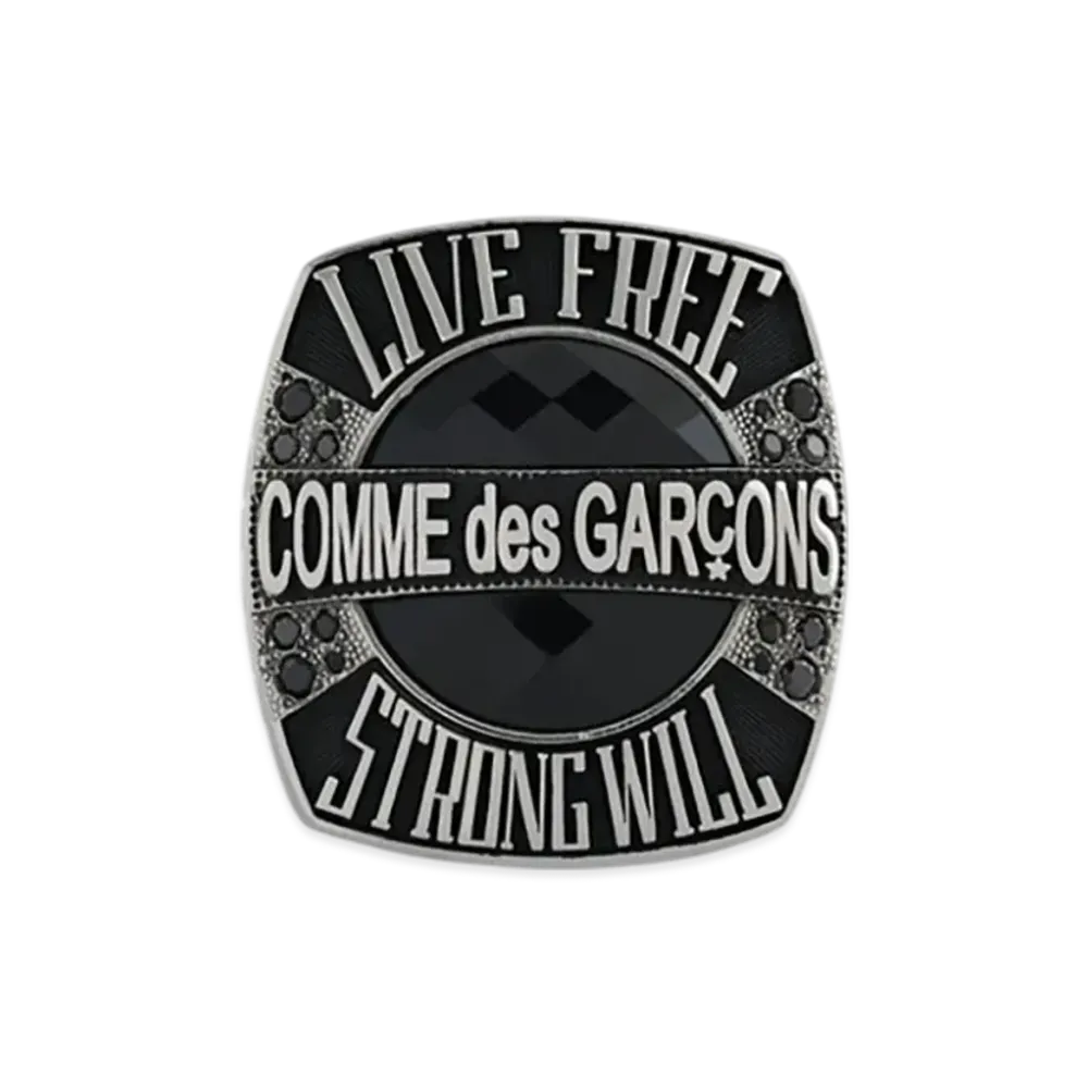 COMME des GARCONS Champion Ring "Silver/Black"