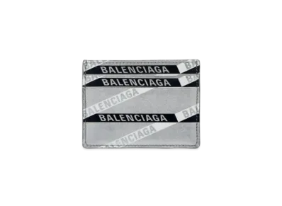 BALENCIAGA Everyday Letter Pattern Daily Style Multi-Card Slot Card Holder "Gray"