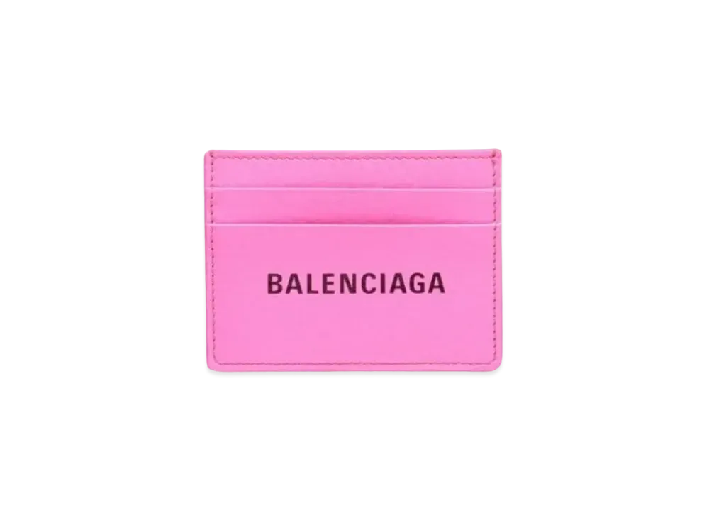 BALENCIAGA Everyday Neon Everyday Card Holder "Pink"