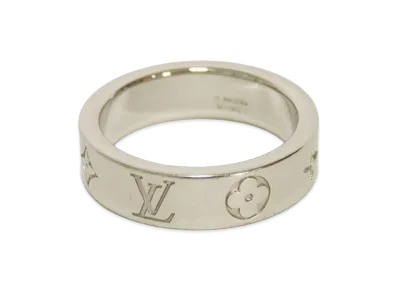 Louis Vuitton LV Mosaic Thin Ring "Silver"
