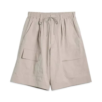Y-3 Wide Leg Shorts "Light Brown"