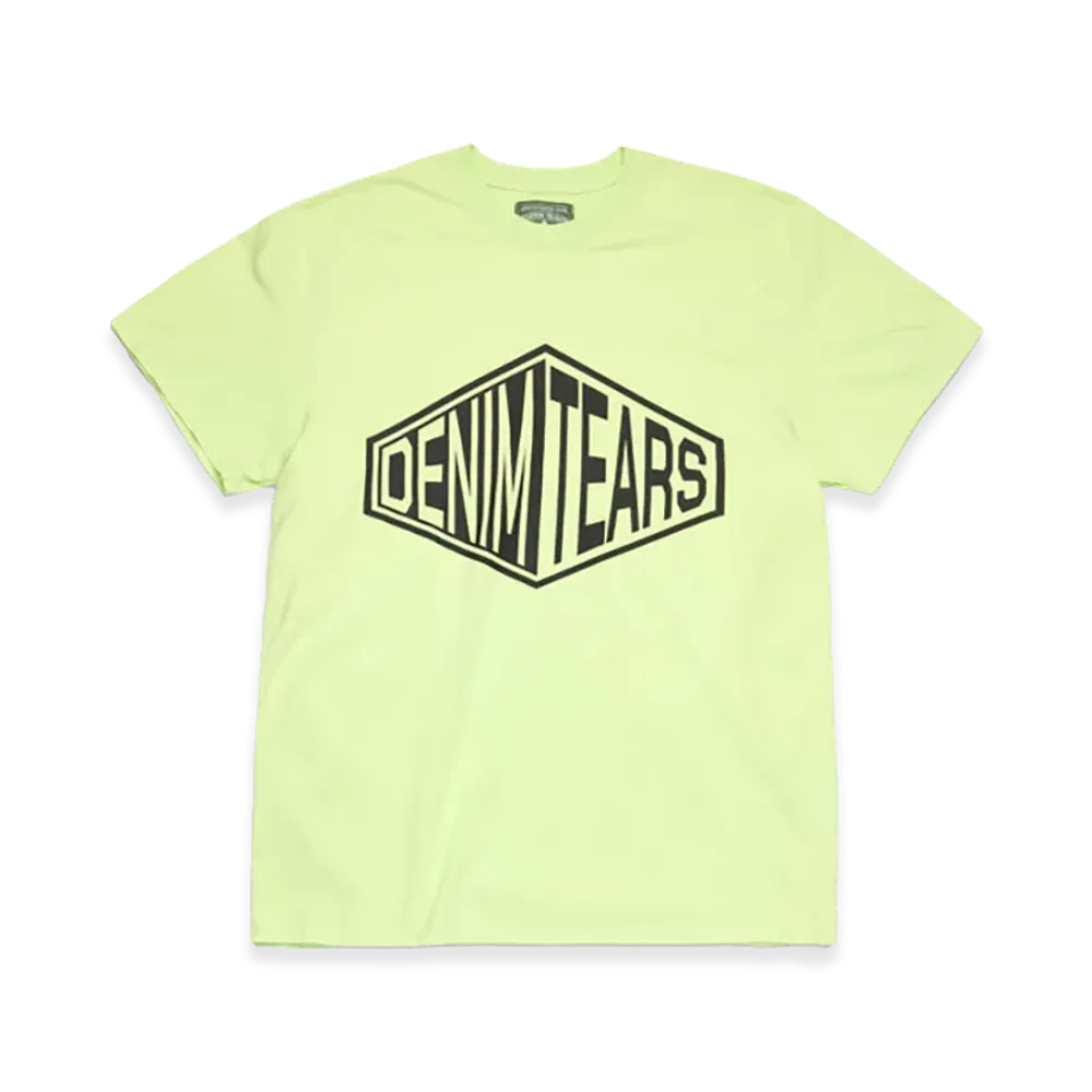 DENIM TEARS 3D Box Logo Tee "Lime"