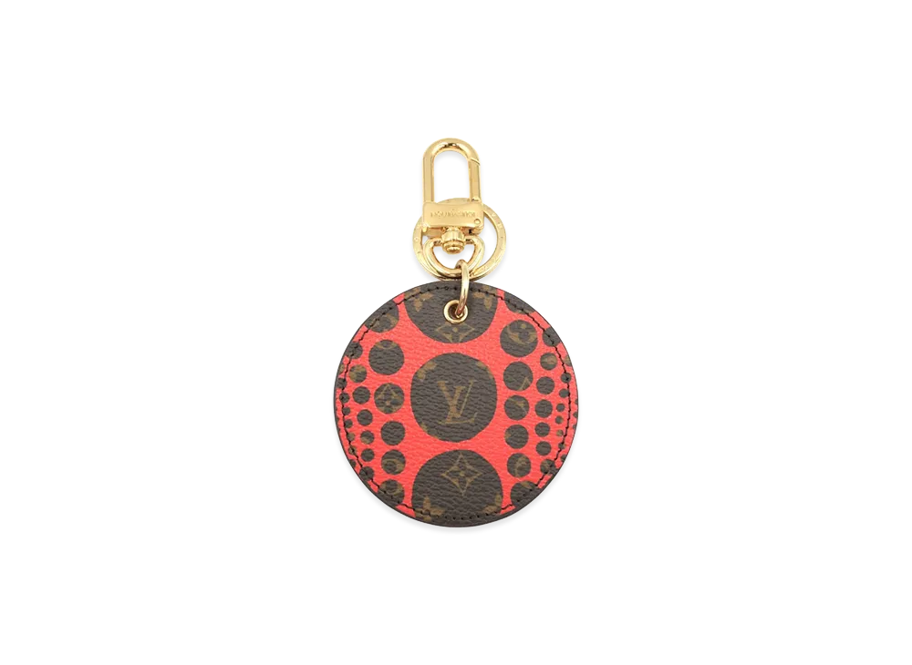 Louis Vuitton x Yayoi Kusama Key Holder Monogram Pumpkin Dots "Red / Brown"