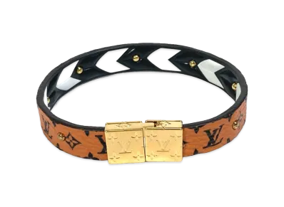 Louis Vuitton Braslet LV Crafty Reversible "Brown/White/Black"