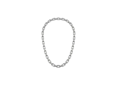 Louis Vuitton Mini Monogram Chain Collier "Silver"