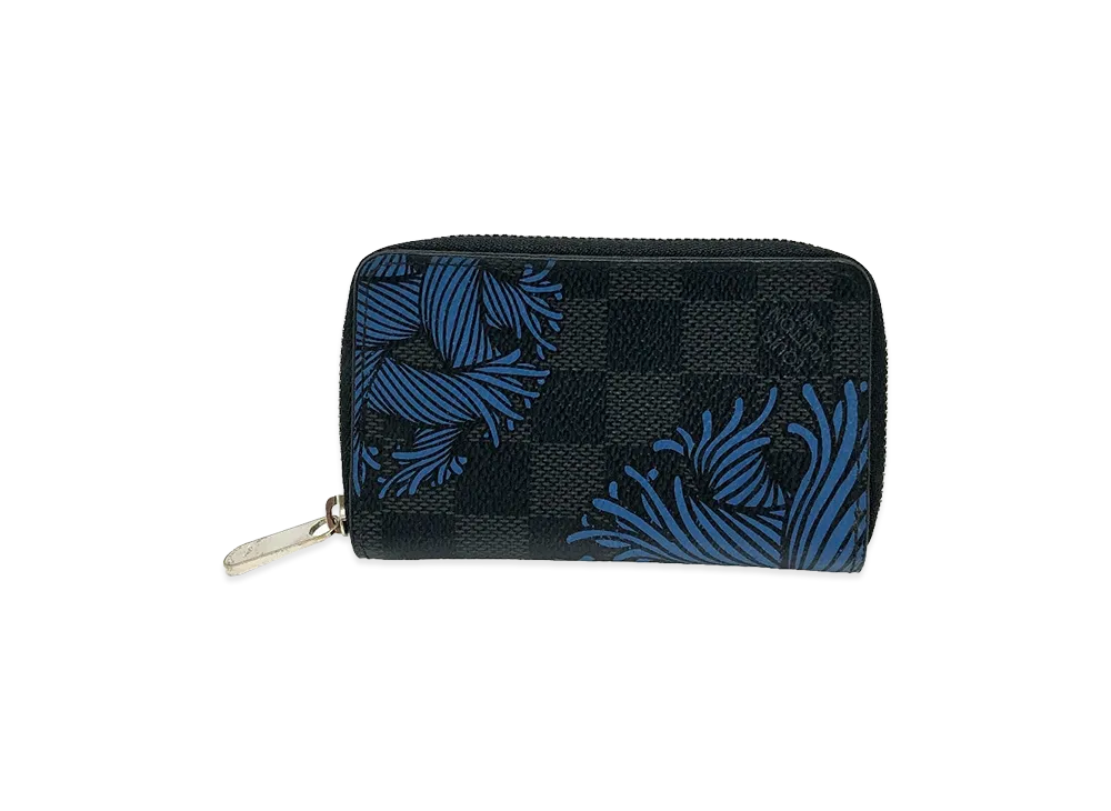 Louis Vuitton Zippy Coin Purse Damier Graphite Christopher Nemeth "Black"
