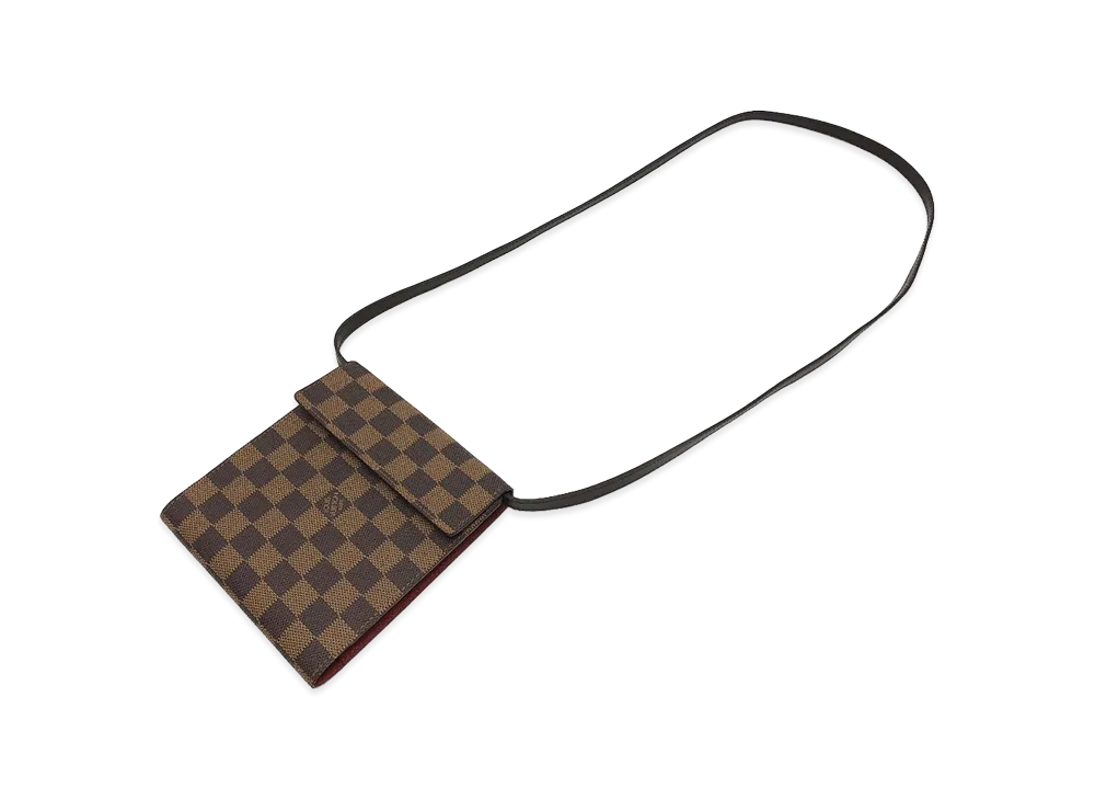 Louis Vuitton Damier CD/DVD Case Shoulder Bag "Brown"