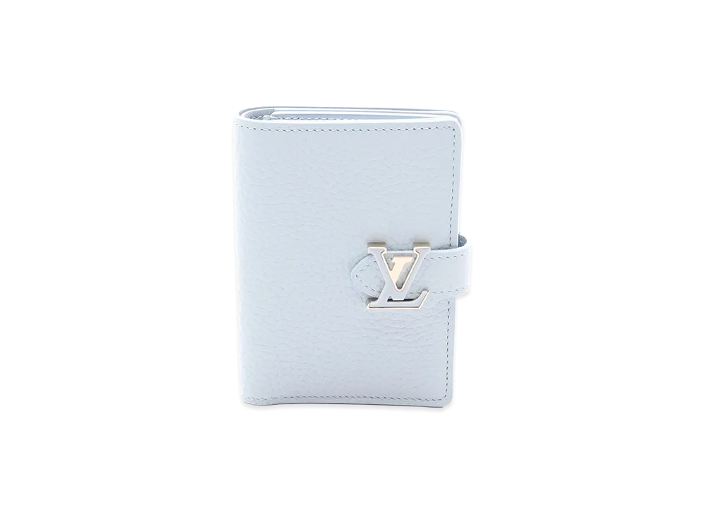 Louis Vuitton Vertical Wallet Compact "Blue Olympe"