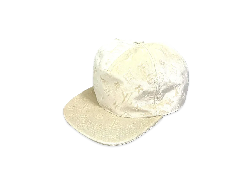 Louis Vuitton Casquette Monogram Velvet "White"