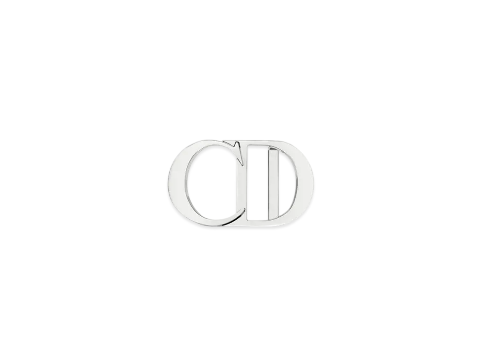 Dior CD Icon Belt Buckle Brass 35MM "Palladium"