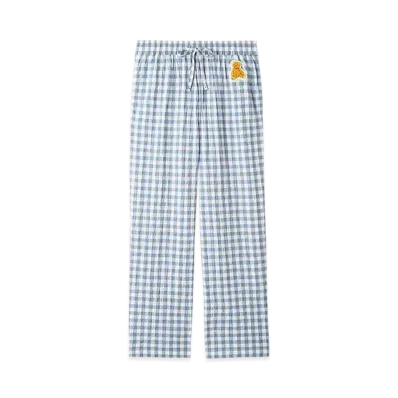 GELATO PIQUE Homme Gingham Check Long Pants "Blue"