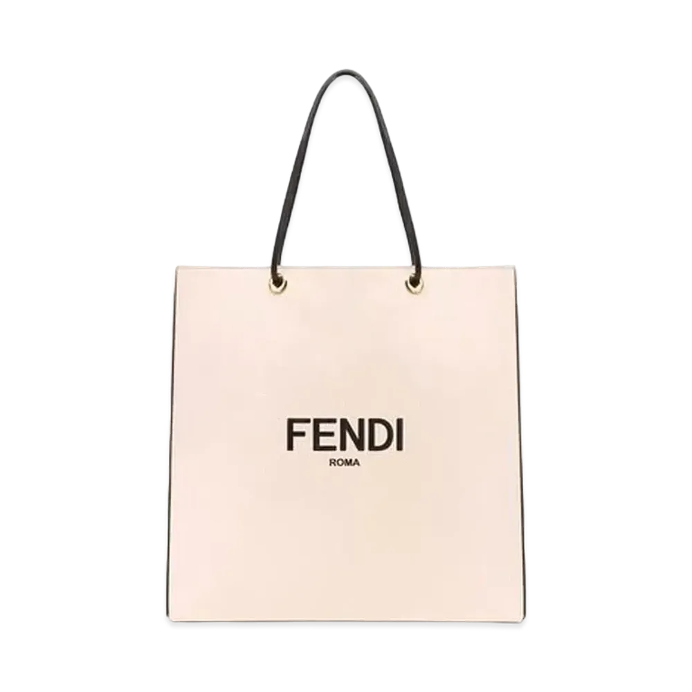 FENDI Pack Medium Shopping Bag Leather Bag "Pink"