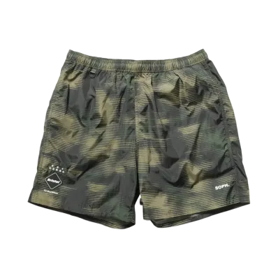 F.C.Real Bristol Speed Camo Easy Shorts "Wood Land"